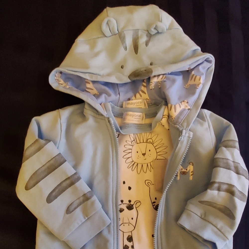 Baby boy shirt & hoodie